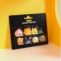 카카오프렌즈 차량 피규어 세트 춘식이 대시보드 장식 네비게이션 꾸미기 귀여운 자동차 실내 소품, 8p세트 cka01set2