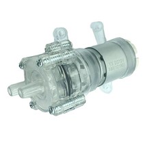 STK DC12V 0.3MPA R385 미니 수족관 펌프 물 탱크 다이어프램 물/공기 펌프, 90x40x35mm, 은, 플라스틱