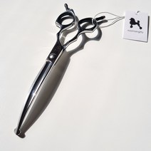 루망띠 전문가용 6.5인치 커브형 애견미용가위 Curved (Ball-Tip), 1세트(가위+케이스+경도조절기+융)
