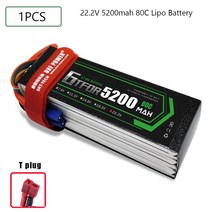 후타바조종기 드론 rc카 GTFDR Lipo 배터리 4S 6S 14.8V 22.2V 4200mah 5200mah 6300mah 7000mah XT60 RC QRX350 자동차 버기, [28] 1PCS5200mah6ST