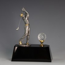 KC6-034-2 청동 골프 트로피 이글패 홀인원 싱글 기념패