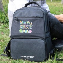 매직블럭 큐브블럭 신제품 MoYu 매직 퍼즐 큐브 가방 스피드 경연 대용량 백팩, Black