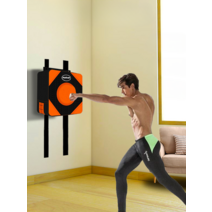 펀치리스 벽걸이형 복싱샌드백 벽샌드백 가정용샌드백 권투 훈련 MMA 원펀맨, 옐로우