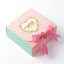 러브썸 리본 선물상자 10p 핑크 발렌타인 선물포장, 없음