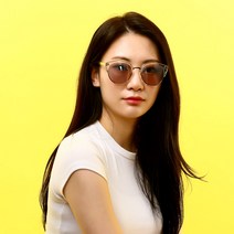 페니레인 남녀공용 DORIS C4 블루렌즈 하금테 선글라스