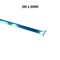 자동차 외곽부품3M/5M 자동차 크롬 바디 스트립 범퍼 도어 보호 몰딩 스타일링 트림 스티커 외부 충돌 방, 08 silver-3Mx6MM