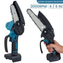 플런지쏘 전동 톱 인치 무선 전기 체인 가정용 휴대용 전기 무선 로깅 과수원 전기, 4인치 타자