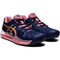 아식스 젤 레졸루션8 여성 테니스화 올코트 피코트 로즈골드