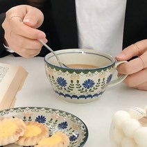 데이즈룸 플로랄 가든 라떼잔 320ml 2P세트