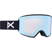 Anon Womens WM3 Goggle Plus Bonus Lens MFI Face Mask Combo 스노우고글 보드고글, Black / Perceive Variable Blue, One Size