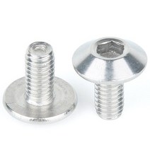 특수볼트M6 304 스테인레스 스틸 알렌 큰 우산 머리 나사 육각 버섯 소켓 볼트 긴 직경 12-30mm 15mm 10 개, 06 M6x12mm (15mm Head)