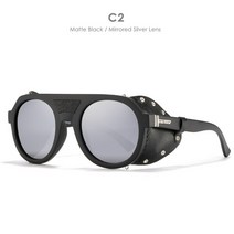 낚시 레져용차가발-빈티지 쉴드 라운드 선글라스 편광 혁신적인 미러 VZ 본지퍼 브랜드 낚시 고글