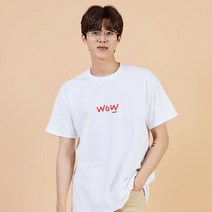 키밍 wow 귀여운티셔츠 여름흰티코디 청바지코디