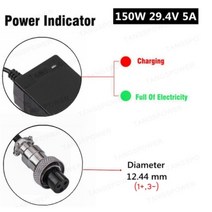 태양열 충전기 태양광 전기 자전거 면도기 Jetson Hoverboard 스쿠터 호버 보드 바퀴 배터리 29.4V 5A 리튬, [02] 한국플러그, [03] 3P
