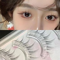 [5개세트] 달눈 내츄럴 투명 라인 셀프 속눈썹