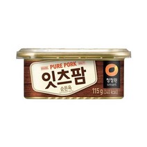 청정원 맛있는밑반찬 잇츠팜 통조림 햄 순돈육 추천 115g 자취 캠핑음식 간단한요리 간편식, 50개