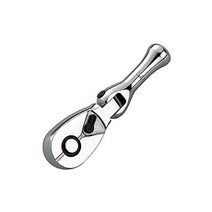 교토 기계공구 KTC 플렉스 쇼트 라쳇핸들 63mm 1/4인치 BR2FS-H