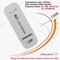 휴대용 와이파이 라우터 호환 4g lte 모바일 광대역 포켓 2.4g 휴대용 자동차 무선 라우터 fdd b1b3 100mbps 핫스팟 sim 잠금 해제 와이파이 모뎀 5 미국형, 03
