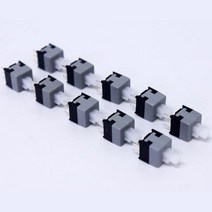 3핀 작동 온오프 푸쉬락 스위치 10개 과학실 전자회로 방과후 교육기관 DIY