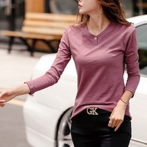 세인트이브 8067 5color M~3XL 기본티 브이넥티