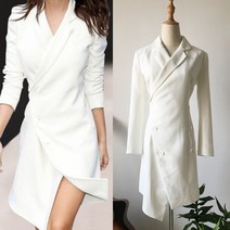 수입의류 여성 가을 겨울 언발 자켓 수지 한예슬 원피스 청담룩 하객룩