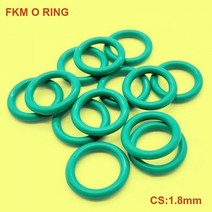 오링 CS 1.8mm FKM O 링 불소 고무 오일 실 와셔 가스켓 O-링 씰링 링582057, ID 20.6mm (20Pcs)
