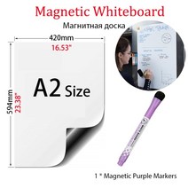 월별 계획표 3m 붙이는 화이트보드 한달 요일 백보드판 폼보드 날짜 냉장고지도 크기 지우기 마커 연습 쓰기 메모 메시지 건조 지우기 캘린더 스티커 스티커 마그네틱, a2-1보라색