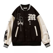 남성 자켓 힙합 모피 꿀벌 편지 자수 야구 재킷 streewear 하라주쿠 캐주얼 느슨한 폭격기 대표팀 재킷 남여 패션