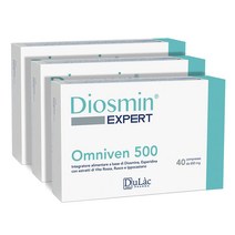DULAC 디오스민 450mg 헤스페리딘 50mg Omniven 40정 x3개, 3개