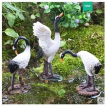 동양풍 야외 정원 수영장 장식 안뜰 가산 분수 흐르는 물 조경 동물 장 연못 수경 크레인, D