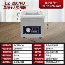 업소용 진공포장기 압축기 업소용진공기 비닐 씰링기 매장용 랩핑기 자동 진공, A DZ-260/PD 데스크탑 씰 인쇄 날짜