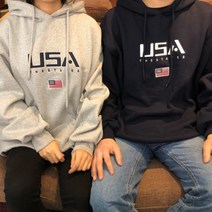 플럼마켓 / (기모)usa 후드 후드티 남녀공용 후드티셔츠