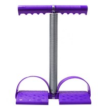 OEM 탄성 윗몸 일으키기 풀 로프 스프링 텐션 밴드 풋 페달 복부 운동기, Purple