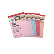 두성종이 OA용지 팬시페이퍼 A4 80g 25매 (50색) - 색상지 컬러용지, P02연미색113171