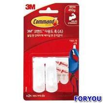 ForU107 3M 코맨드 탈부착식벽걸이 소 박스 36개 생활용품 선정리클립 코맨드클립