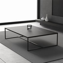 거실테이블 100cm/120cm/140cm, 100X60CM, 블랙