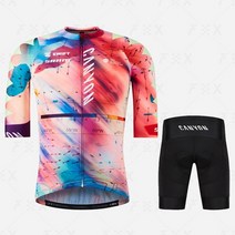 2023 캐년 사이클링 저지 세트 여름 통기성 사이클링 의류 ropa ciclismo 자전거 착용 자전거 유니폼 mtb maillot culotte