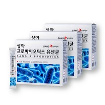 상아제약 모유유래유산균 프로바이오틱스 프리바이오틱스 루테리유산균 람노서스 플란타럼 비피도박테리움, 3개, 60g