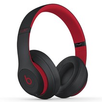 Apple Beats Studio3 무선 오버이어 헤드폰, 디파이언트 블랙-레드, MX422PA/A