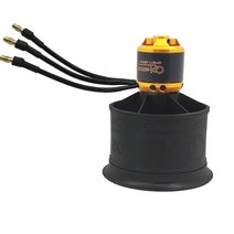 닥트 모터 덕트 팬 제트 비행기용 시스템 EDF 브러시리스 포함 30mm 50mm 55mm 64mm 70mm 90mm, 50mm edf 4000kv cw