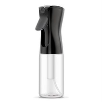 미세분무기 안개 소형 미용실 물 미스트 분무기, 160ml, 검정투명