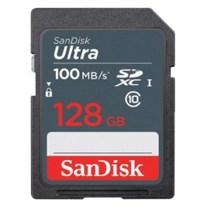 샌디스크 SD메모리카드 울트라 라이트 카메라 디카 네비, 128GB