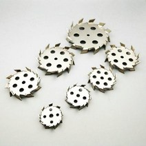 스테인리스싱크대 실험실 304 스테인레스 스틸 톱니 형 교반기 분산 디스크 1 개 전환 구, 250mm hole 35mm