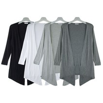 여자 패션 데일리 숄 봄 여름 모달 롱 미디 가디건