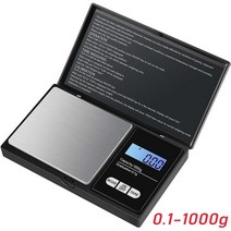 초정밀 고정밀 0.001g 실험실 전자 저울 보석 미니 스테인레스 스틸 규모 디지털 포켓 규모 골드 그램 균형 체중 규모 휴대용 포켓 규모, 0.1g-1000g 블랙