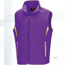 [ UMC75 ] 보라색/기능성/카라형/폴리/작업용/단체행사용/등산용/레저용/조끼