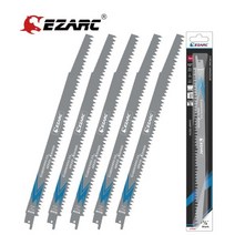 휴대용 사냥 열화상 카메라 스마트폰 cctv ezarc 5pcs 나무 가지 치기 왕복 톱 블레이드 날카로운 땅 이빨 crv 긴 수명 세이버, 300mm 5tpi