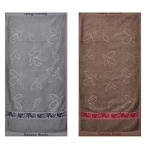 잎사귀자수 먼지적은 타올 수건선물세트 인기돌답례품 센스있는 기프트 개업기념품 노래방 특별한