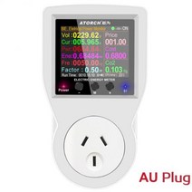 IOT 스마트홈 와이파이 무선 Tuya 블루투스 디지털 전력계 220V AC 스마트 소켓 전기 소비 킬로와트 미터, 03 AU, 한개옵션1