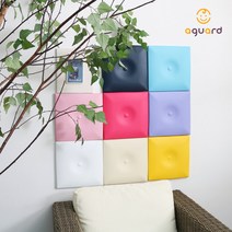 쿠션벽매트 (모서리보호 벽쿠션), 종류/색상:04.사각벽매트 하늘, 단품
